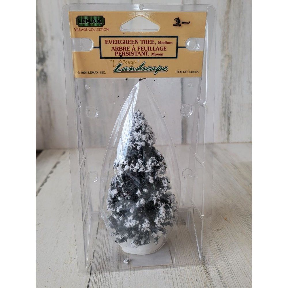 Lemax 1994 evergreen tree‎ medium Village landscape Xmas accessories